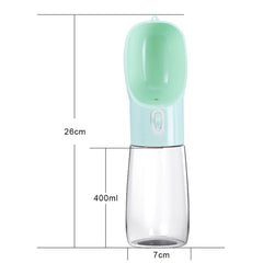 Portable Pet Dog Water Bottle and Feeder