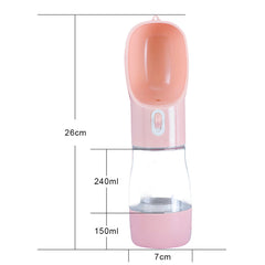 Portable Pet Dog Water Bottle and Feeder