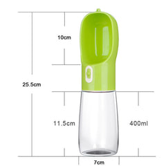 Portable Pet Dog Water Bottle and Feeder