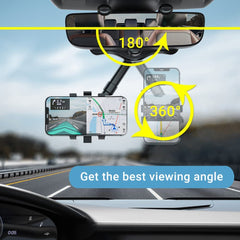 360° Phone Mount - Rotatable Smart Phone Car Holder