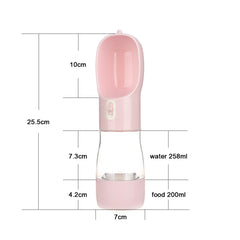 Portable Pet Dog Water Bottle and Feeder