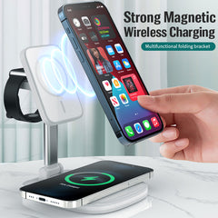 3-in-1 Magnetic Folding Ultra-Fast Wireless Charger