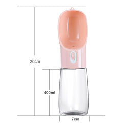 Portable Pet Dog Water Bottle and Feeder