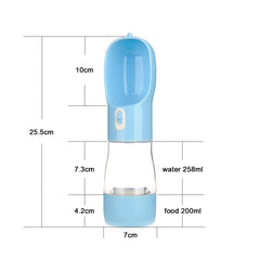 Portable Pet Dog Water Bottle and Feeder