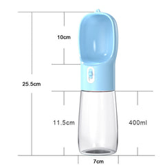 Portable Pet Dog Water Bottle and Feeder