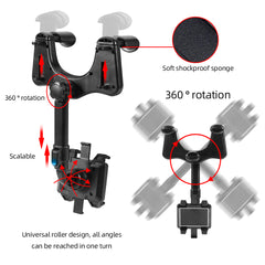 360° Phone Mount - Rotatable Smart Phone Car Holder